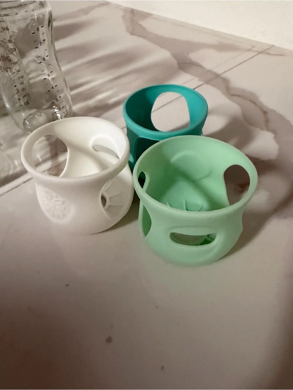 Glass baby bottles Philips Avent, Nuk, and Mam